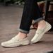 Men's Loafers Spring Genuine Leather Soft Sole Slip-On Flat Non-Slip Breathable Casual Shoes Popular Men's Moccasins_vogvips.com