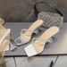 High-heeled Stiletto Fashion Sweet Leg-lengthening Rhinestone 2026 Summer New Crystal Sandals Women's Slippers_vogvips.com