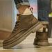 New Leather Spring Men's Shoes High-top Men's Heightening Tooling Martin Boots_vogvips.com