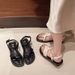Soft-soled Roman Sandals Women, 2026 Summer New Style, Versatile Casual Flip-flop Design, Shoes For Beach Vacations_vogvips.com