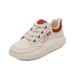 2025 New Spring Hot-Selling Women's Flat With Cushioning, Versatile Non-Slip Student White Sneakers 6682_vogvips.com
