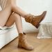 2026 Wrinkled Casual Martin For Women Autumn New Fashion Versatile Petite Retro Lightweight Non-Slip Short Boots_vogvips.com