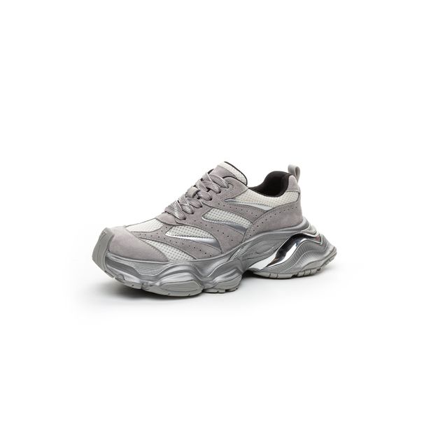 Genuine Leather Sky Comet 2026 Spring New Fashion Versatile Thick-Soled Dad Women's Casual Dirty Shoes_vogvips.com