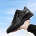 Board Shoes Invisible Inner Height Increase Student Men's Shoes Round Head Mirror Leather Board Shoes Men_vogvips.com