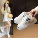 Little White Shoes Female And Female Students Leisure Sports Versatile Board Shoes Street Shooting_vogvips.com