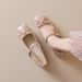9169-9 French-style Bowknot Square-toed Chunky Heel Women's 2026 Spring/autumn Shallow Cut Mary Jane Shoes To Match_vogvips.com