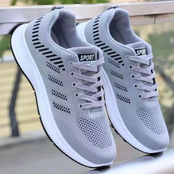 2025 Men's Casual Fashionable Sports Breathable Running Shoes, Outdoor Walking Training Tennis Shoes_vogvips.com