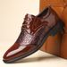 Patent Spliced Pointed Leather Cross-border Large Size European And American Business Casual Shoes, Formal British Style_vogvips.com