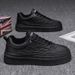 Men's Shoes Breathable Shoes Men's Thick-soled White Shoes Low-top Sports And Leisure Board Shoes Men_vogvips.com