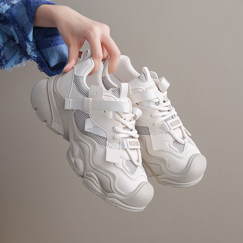Breathable Dad Shoes Female Student Casual Shoes Platform Running Shoes Female_vogvips.com