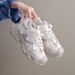 Breathable Dad Shoes Female Student Casual Shoes Platform Running Shoes Female_vogvips.com