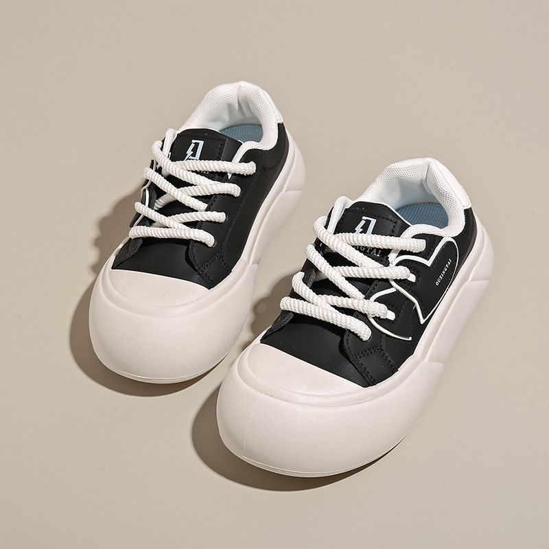 Little White Shoes Children Girls Students Leisure Sports Versatile Board Shoes Street Shooting_vogvips.com
