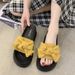 Women's Summer Outdoor Slippers, Trendy New Style With Bow, Thick-soled Platform Slide Sandals, Versatile Beach Sandals_vogvips.com