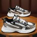 Summer Breathable Mesh Trendy And Versatile Thick Soled Anti Slip Sports Casual Running Dad Shoes, Men's Shoes_vogvips.com