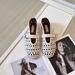 High Version AL Fishnet New Style One-Strap Ballet Full Rhinestone Flat Hollow Mary Jane Shoes For Women_vogvips.com