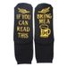 Mid-tube cotton socks sole letter dot adhesive non-slip floor socks casual sports creative beer socks_vogvips.com