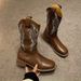 Women's Western Cowboy Boots With Embroidery & Chunky Heel, Mid-Calf Riding Boots In PU Leather, Square Toe Autumn Fashion Plus Size._vogvips.com