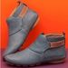 Autumn Winter New Round Toe Casual Women's Leather Slip-On Flat Lightweight Solid Color Plus Size Martin Boots For Women_vogvips.com