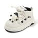 Girls Small White Shoes Cartoon High Top Boys Casual Shoes Soft Soles_vogvips.com