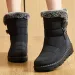 Trend Womens Winter Ankle Low Botas Mujer Waterproof Snow Boots Fur Leather Shoes 241116_vogvips.com