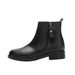 Soft Leather Martin Women, British Style, 2026 Spring And Autumn Single Boots, Flat Heel, Fleece-lined Short_vogvips.com
