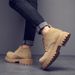 Derby Shoes High Top Platform Big Head Martin Boots Vintage Tooling Fashion Rhubarb Boots_vogvips.com