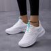 Women's Sports Shoes New Anti Slip Breathable Light Running Shoes Soft Soled Shoes Mesh Lightweight Flat Shoes_vogvips.com