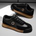 Large Size Men's Spring And Autumn Casual Flat Shoes, Youth Leather, Waterproof, Thick Sole, Height Increasing, Fashiona_vogvips.com
