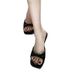 Sexy Leopad Pint Mules Squae Toe Sandals 2026 New Style One Stap Chunky Heel High Heels Fo Women Summe Outdoo_vogvips.com