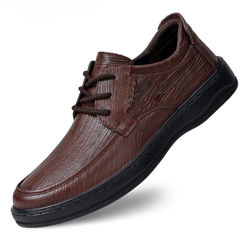 Wind Casual Leather Shoes Dress Young Men's Shoes_vogvips.com