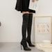Women's Shoes Long Boots Petite Over The Knee Sexy Interest Stiletto High Heels Spring And Autumn_vogvips.com