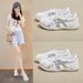 Daddy Shoes Female Student Sports Thick-soled Heightening Shoes Casual Mesh Breathable_vogvips.com