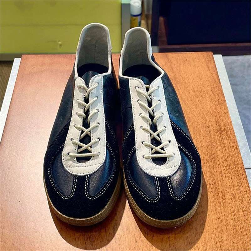 Women's Shoes Premium Lambskin Women's Trainer Shoes - Soft Comfortable Lace-Up Casual Sneakers With Thick Sole, Round Toe Design For Everyday Wear_vogvips.com