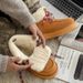 BUFFNY Winter Snow Boots For Men & Women – Anti-Slip Platform Boots With Thick Fleece Lining, Warm & Stylish Casual Shoes For Cold Weather_vogvips.com