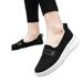 2025 New Women's Shoes: Versatile Flyknit Shoes, Casual And Comfortable Mom Shoes, Breathable Fashionable Slip-On Sneakers_vogvips.com