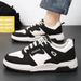 2025 Spring New Breathable Men's Trendy Versatile White Thick Soled Sports Casual Board Shoes_vogvips.com