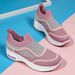 Women's Shoes Wind Thick-soled Heightening Shoes Breathable Single Shoes One Pedal Casual Shoes_vogvips.com