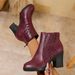 Women's British Style High Heeled Fashion Boots plus Size Autumn Chunky Heel Back Zipper Martin Boots European American Style_vogvips.com