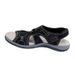 New Women's Shoes Roman Wedge Sandals Round Toe Velcro One Line Plus Size Beach Pure_vogvips.com