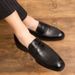 Men's Shoes New Men's Pointed Leather Shoes Casual Large Size Retro Hairdresser Trendy Shoes_vogvips.com
