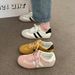 Women's Autumn Season New Retro Casual Shoes Soft Bottom Women's Shoes Flat Bottom Thin Low Casual Women's Shoes_vogvips.com