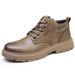 European Warm Series Men's Martin 2025 Winter New High-top Outdoor Trendy Work Genuine Leather Thick Sole Fleece-lined Warm Cotton Boots_vogvips.com