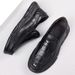 Euro Step Autumn New Genuine Leather Business Casual Men's Thick Sole Slip-On Loafers Non-Slip Wear-Resistant Dad Shoes_vogvips.com