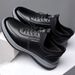 Douyin Men's Shoes New Men's Casual Leather Shoes Men's Breathable Shoes Men's Soft Bottom Soft Panel Shoes Driving Shoes Peas Shoes_vogvips.com