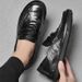 Men's 2025 New Model High-End Gentleman British Style Trendy Loafers Breathable Soft Surface Business Leather Shoes_vogvips.com