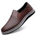 Soft-soled Leather Shoes Men's Casual Shoes Lazy Shoes_vogvips.com