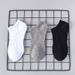 Unisex Cotton Casual Socks - Breathable Summer Crew Socks For Men And Women, Soft & Comfortable With Anti-Friction Design, Solid Colors_vogvips.com