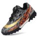 New children's soccer shoes short broken nails tf boys primary school girls rotary buckle breathable game training shoes_vogvips.com