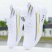 Slip-on White Sneakers For Men, New Summer Model, Breathable Mesh Sports Lightweight Running Shoes, Cross-border_vogvips.com