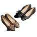 French Style Soft Sole Single Shoes With Bowknot, New Spring And Autumn Shallow Mouth Handmade Flat Square Toe Elegant_vogvips.com
